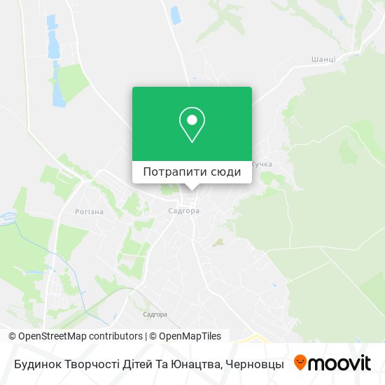 Карта Будинок Творчості Дітей Та Юнацтва