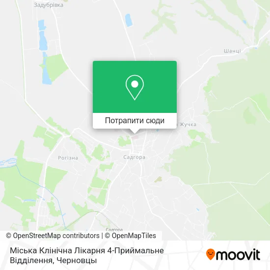 Карта Міська Клінічна Лікарня 4-Приймальне Відділення
