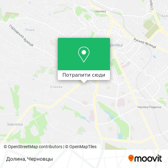 Карта Долина