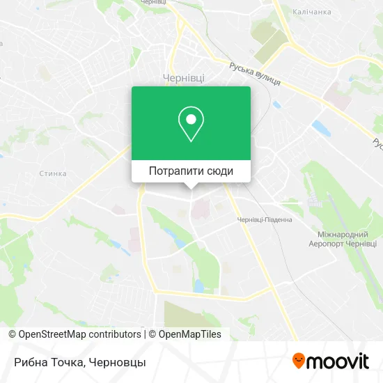 Карта Рибна Точка