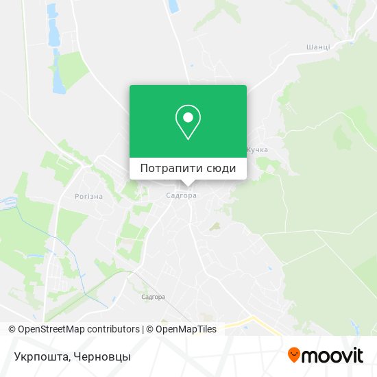 Карта Укрпошта