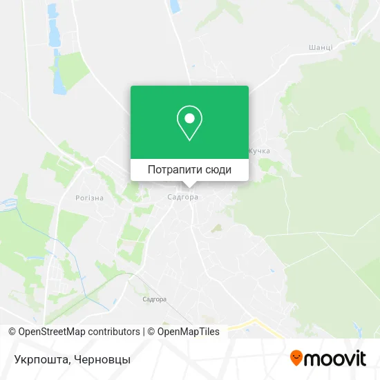 Карта Укрпошта