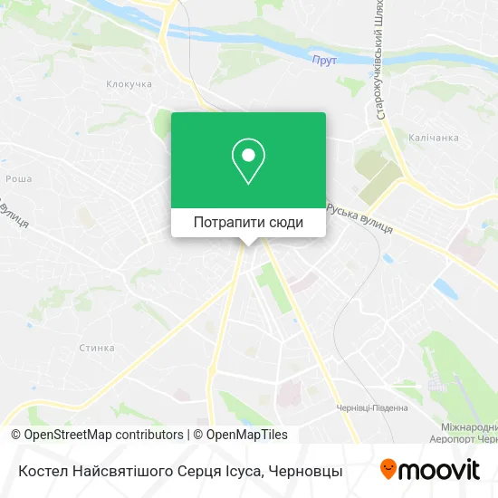 Карта Костел Найсвятішого Серця Ісуса