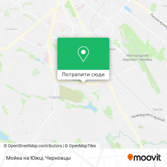 Карта Мойка на Южці