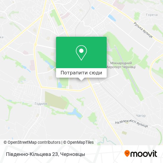 Карта Південно-Кільцева 23