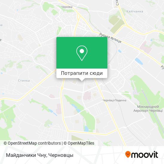 Карта Майданчики Чну