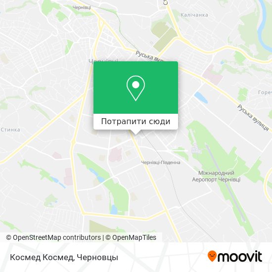 Карта Космед Космед