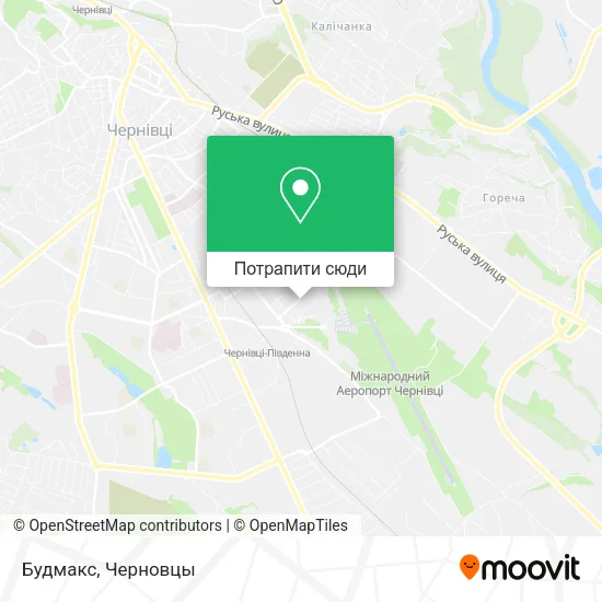 Карта Будмакс