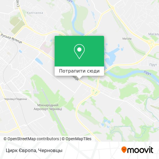 Карта Цирк Європа