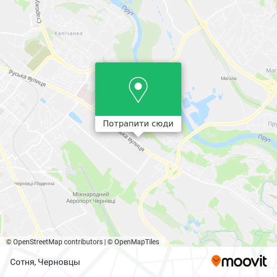 Карта Сотня