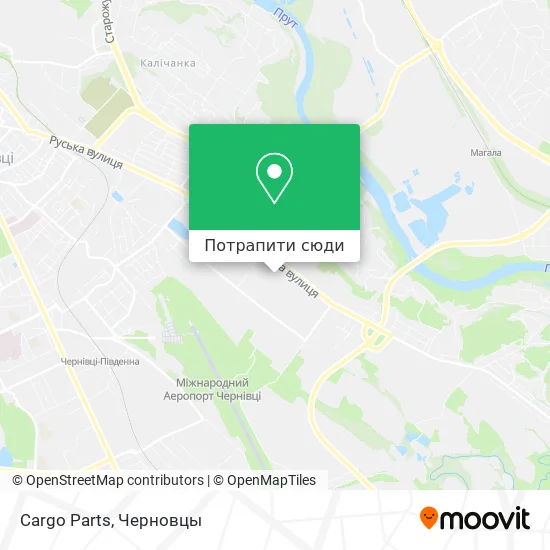Карта Cargo Parts