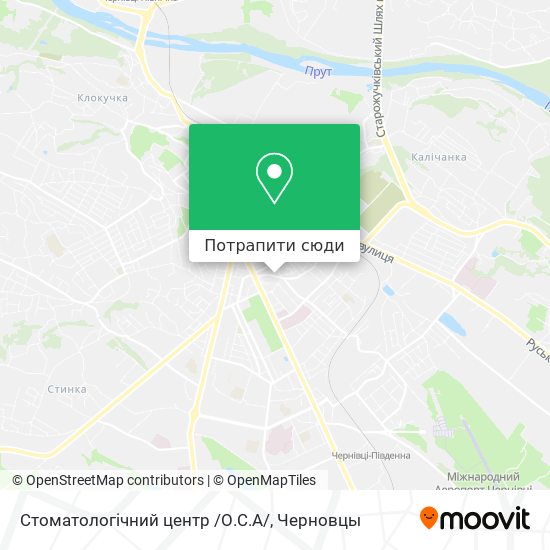 Карта Стоматологічний центр /О.С.А/