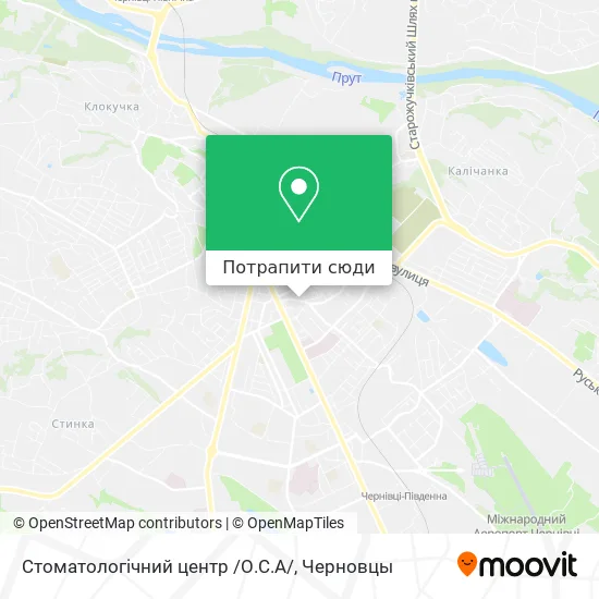 Карта Стоматологічний центр /О.С.А/