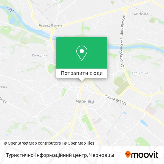 Карта Туристично-Інформаційний центр