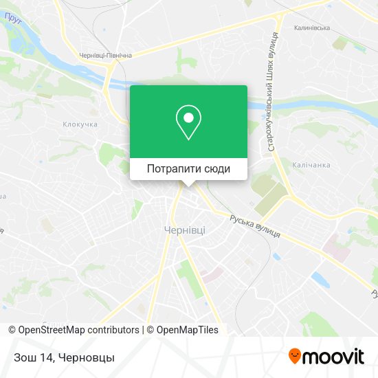 Карта Зош 14