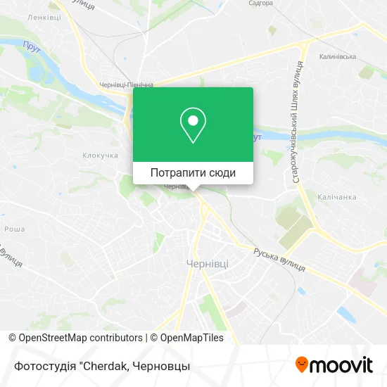 Карта Фотостудія ''Cherdak