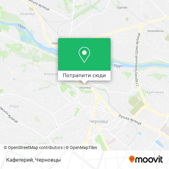 Карта Кафетерий