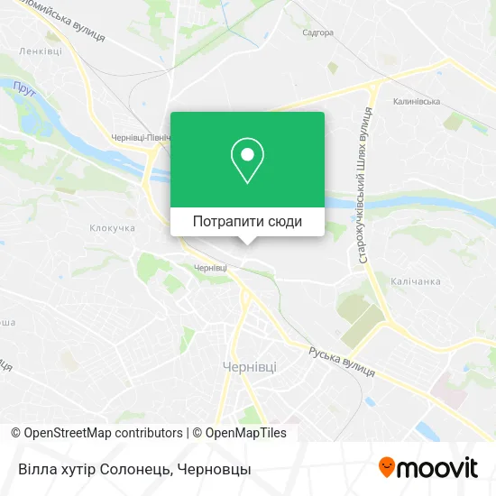 Карта Вілла хутір Солонець