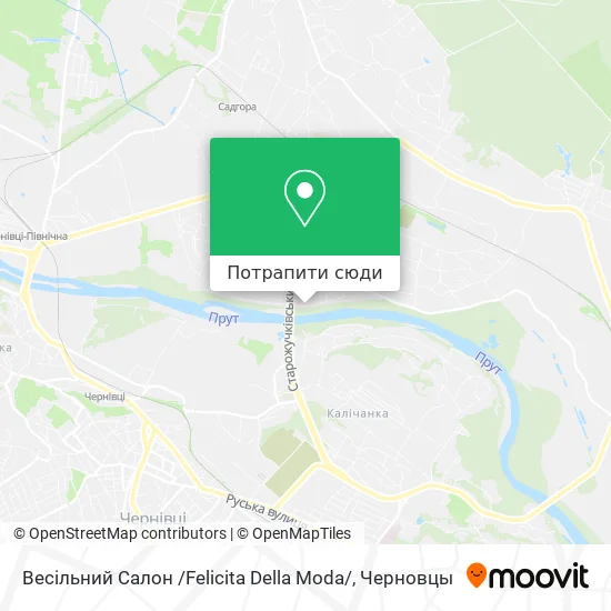 Карта Весільний Салон /Felicita Della Moda/
