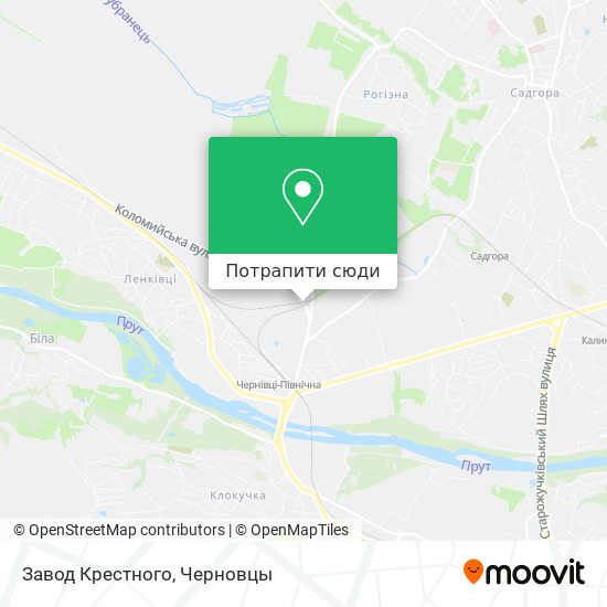 Карта Завод Крестного