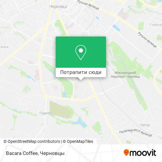 Карта Bacara Coffee