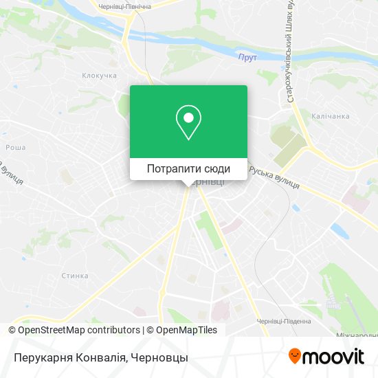 Карта Перукарня Конвалія