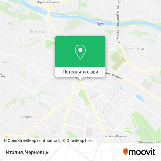 Карта Италия