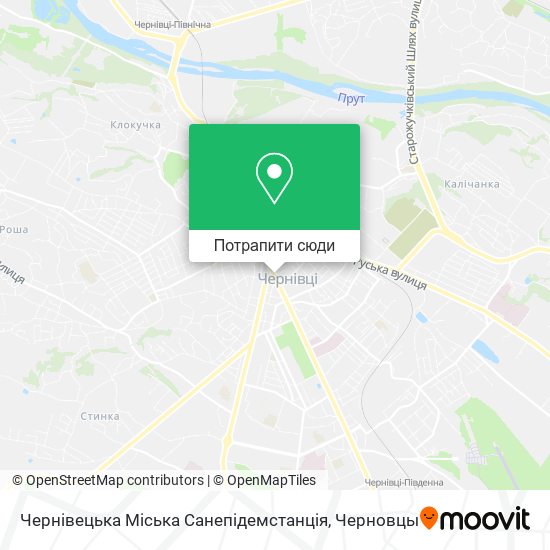 Карта Чернівецька Міська Санепідемстанція