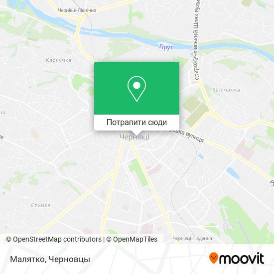 Карта Малятко