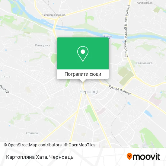 Карта Картопляна Хата