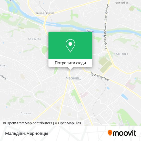 Карта Мальдіви