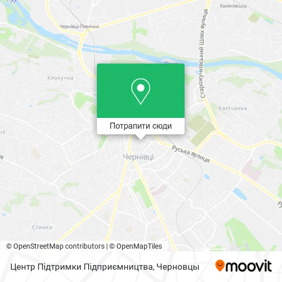 Карта Центр Підтримки Підприємництва