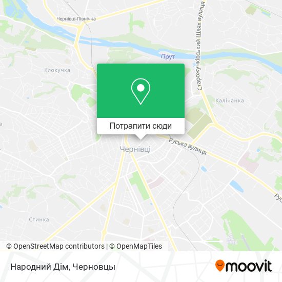 Карта Народний Дім