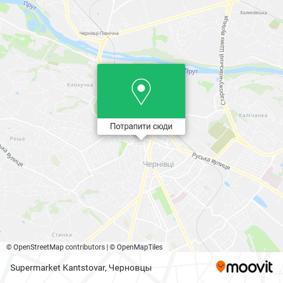 Карта Supermarket Kantstovar
