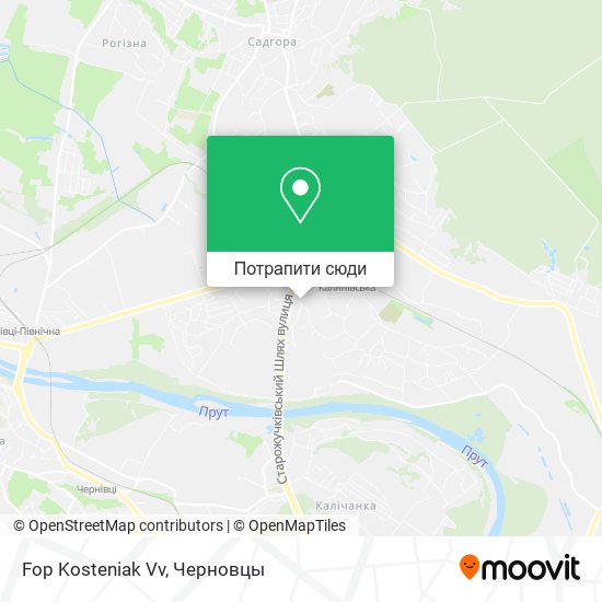 Карта Fop Kosteniak Vv