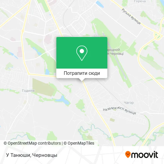 Карта У Танюши