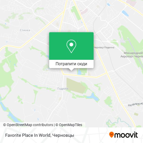 Карта Favorite Place In World