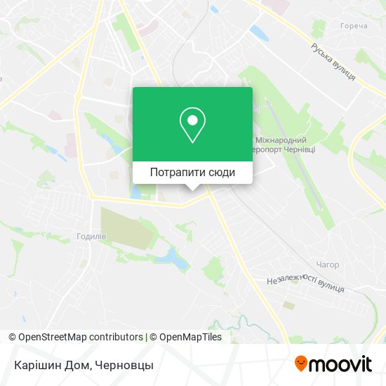 Карта Карішин Дом