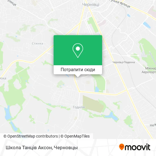 Карта Школа Танців Аксон
