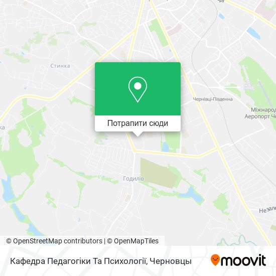 Карта Кафедра Педагогіки Та Психології