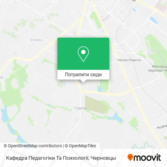 Карта Кафедра Педагогіки Та Психології