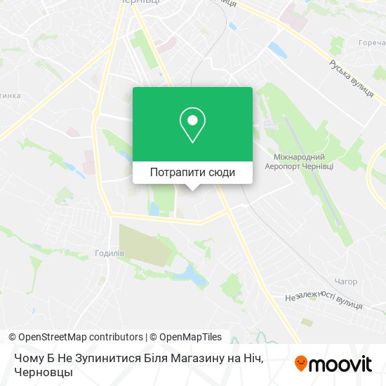 Карта Чому Б Не Зупинитися Біля Магазину на Ніч