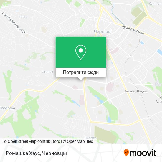 Карта Ромашка Хаус