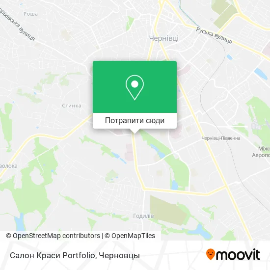 Карта Салон Краси Portfolio