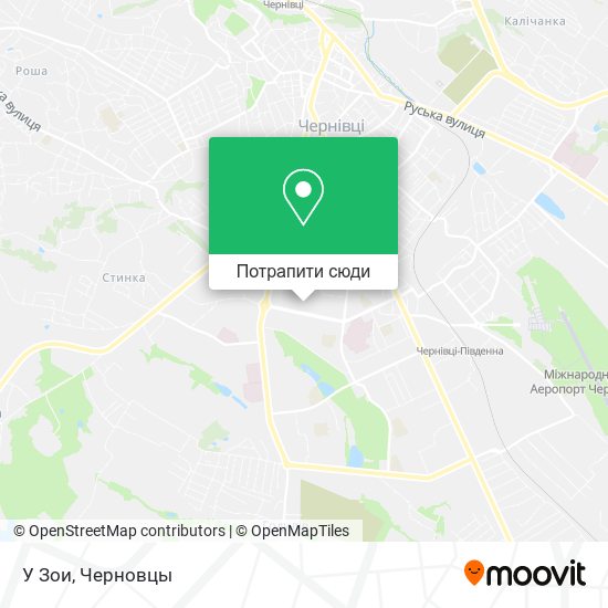 Карта У Зои