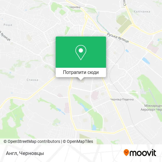Карта Англ