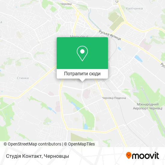 Карта Студія Контакт