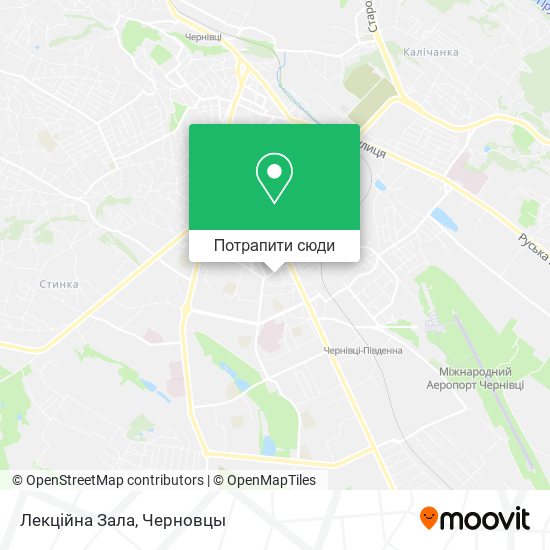 Карта Лекційна Зала