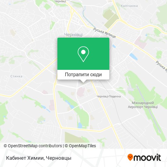 Карта Кабинет Химии
