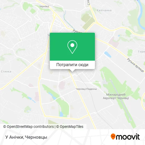 Карта У Анічки